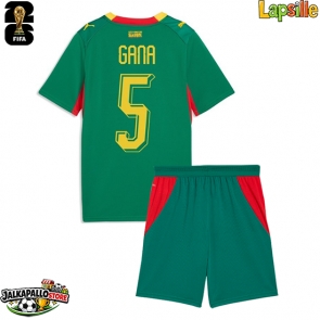 Senegal Idrissa Gueye #5 Vieraspaita Lapsille MM-kisat 2026 Lyhythihainen (+ shortsit)